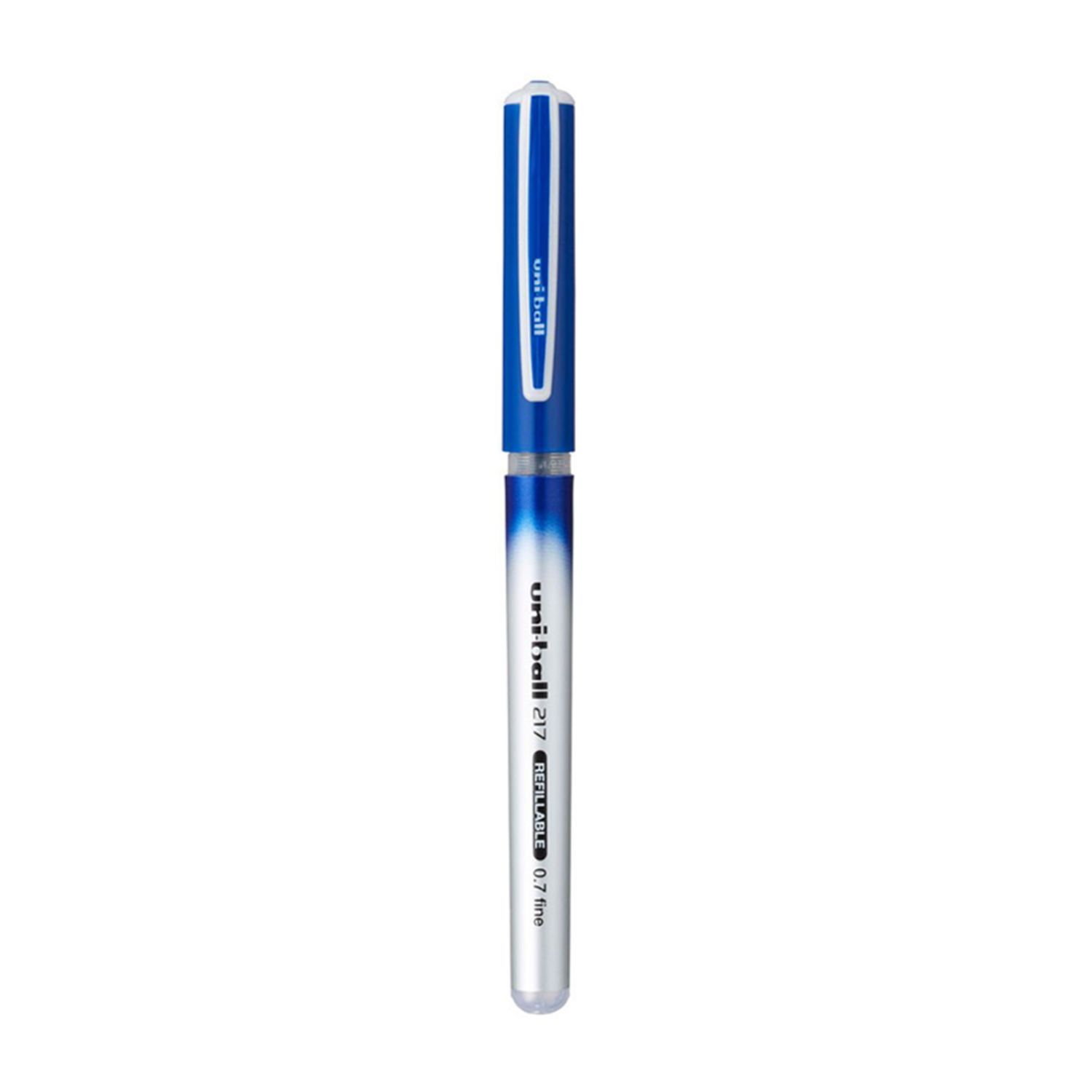 Uni Ball 217 0.7mm Blue Roller Pen (Qwik Refill Technology)