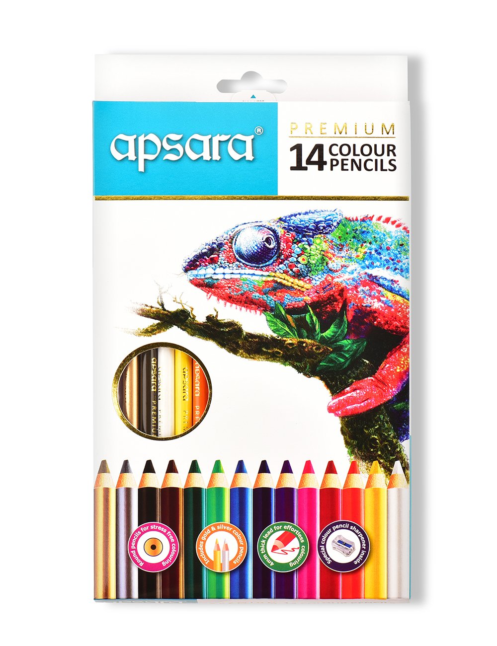 Apsara 14 Premium Colour Pencils