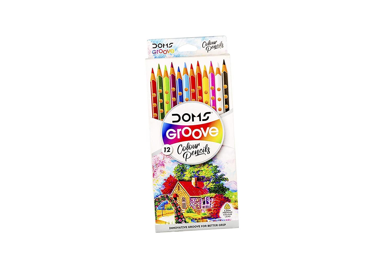 Doms 12 Groove Colour Pencils