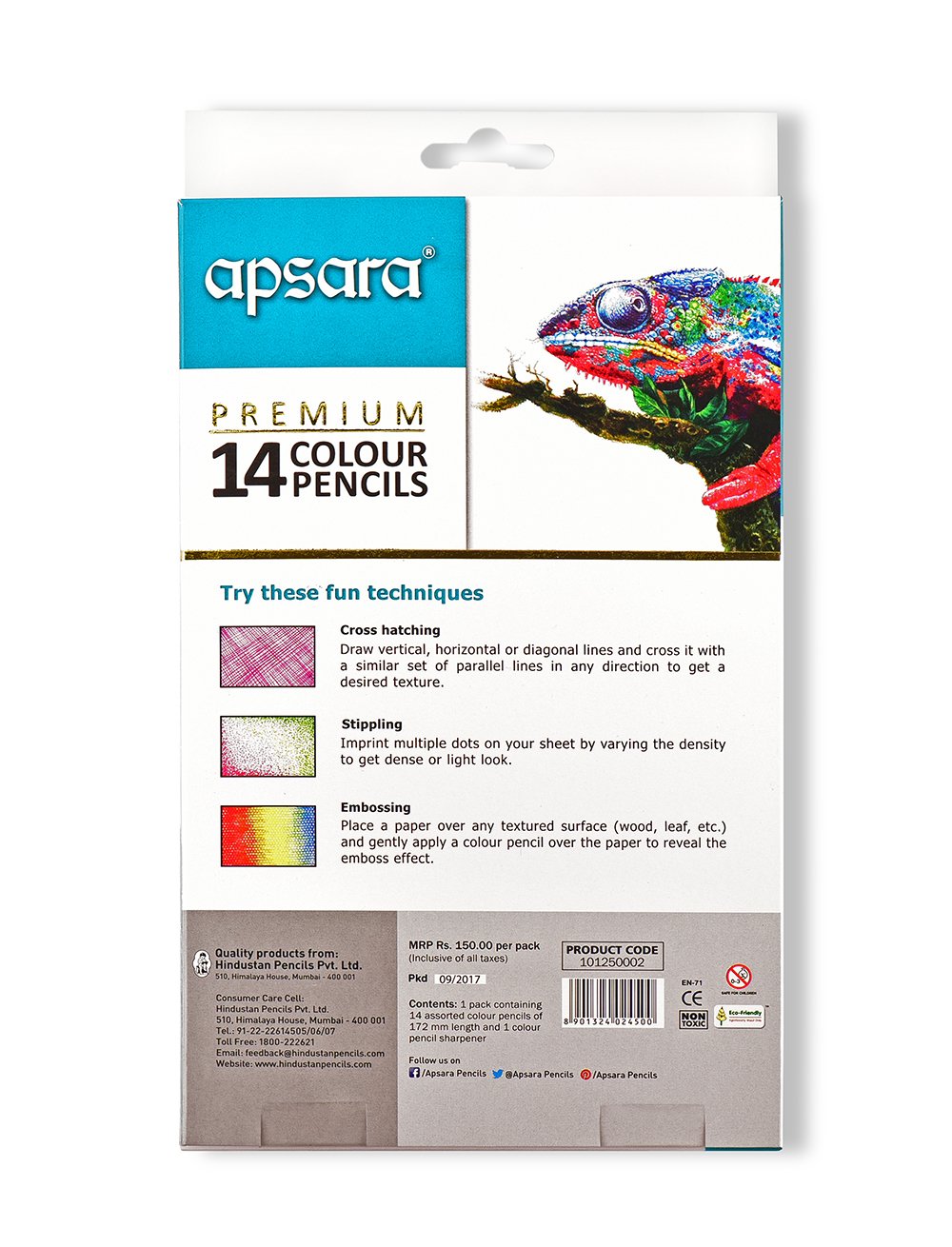 Apsara 14 Premium Colour Pencils