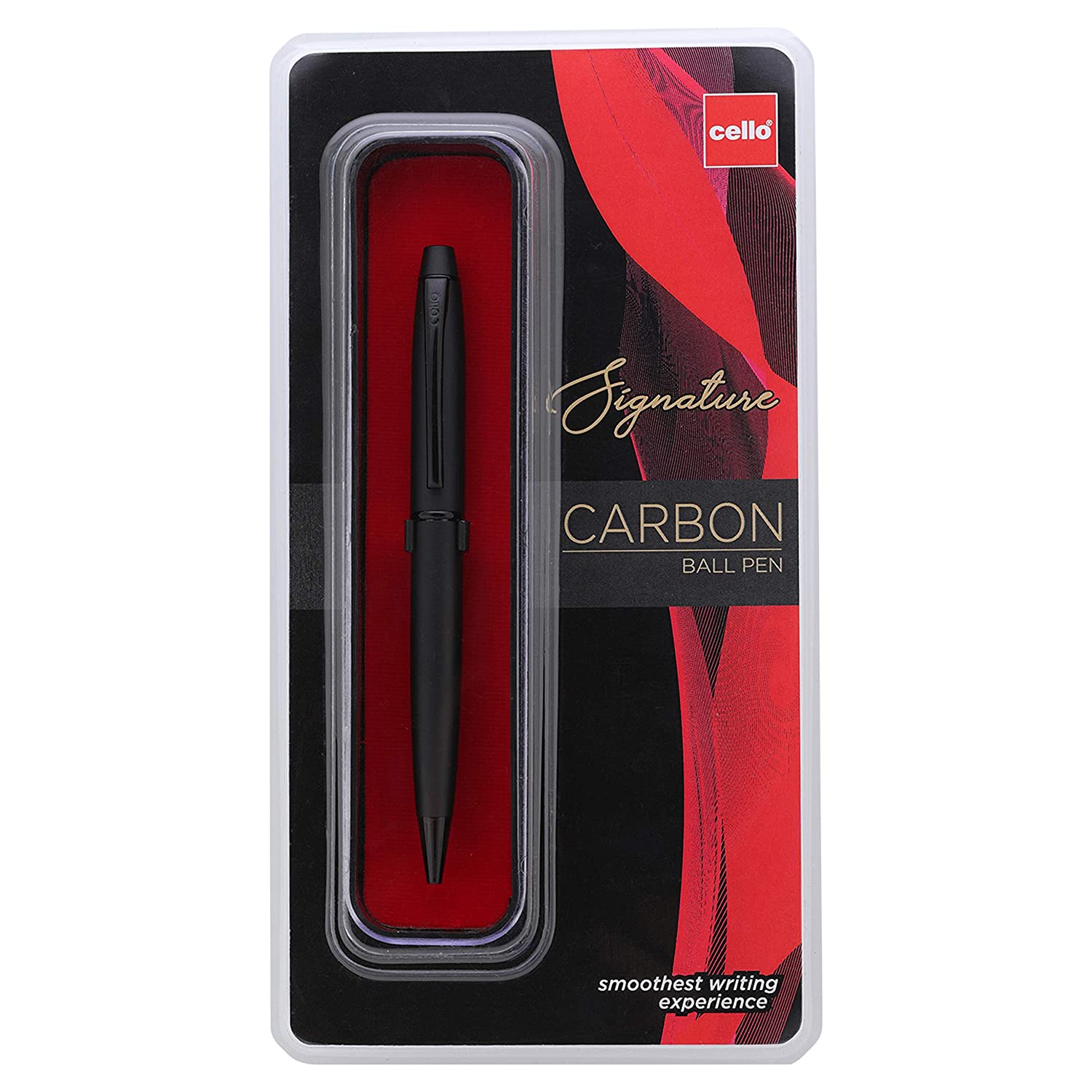 Cello Signature Carbon Ball Pen - Blue