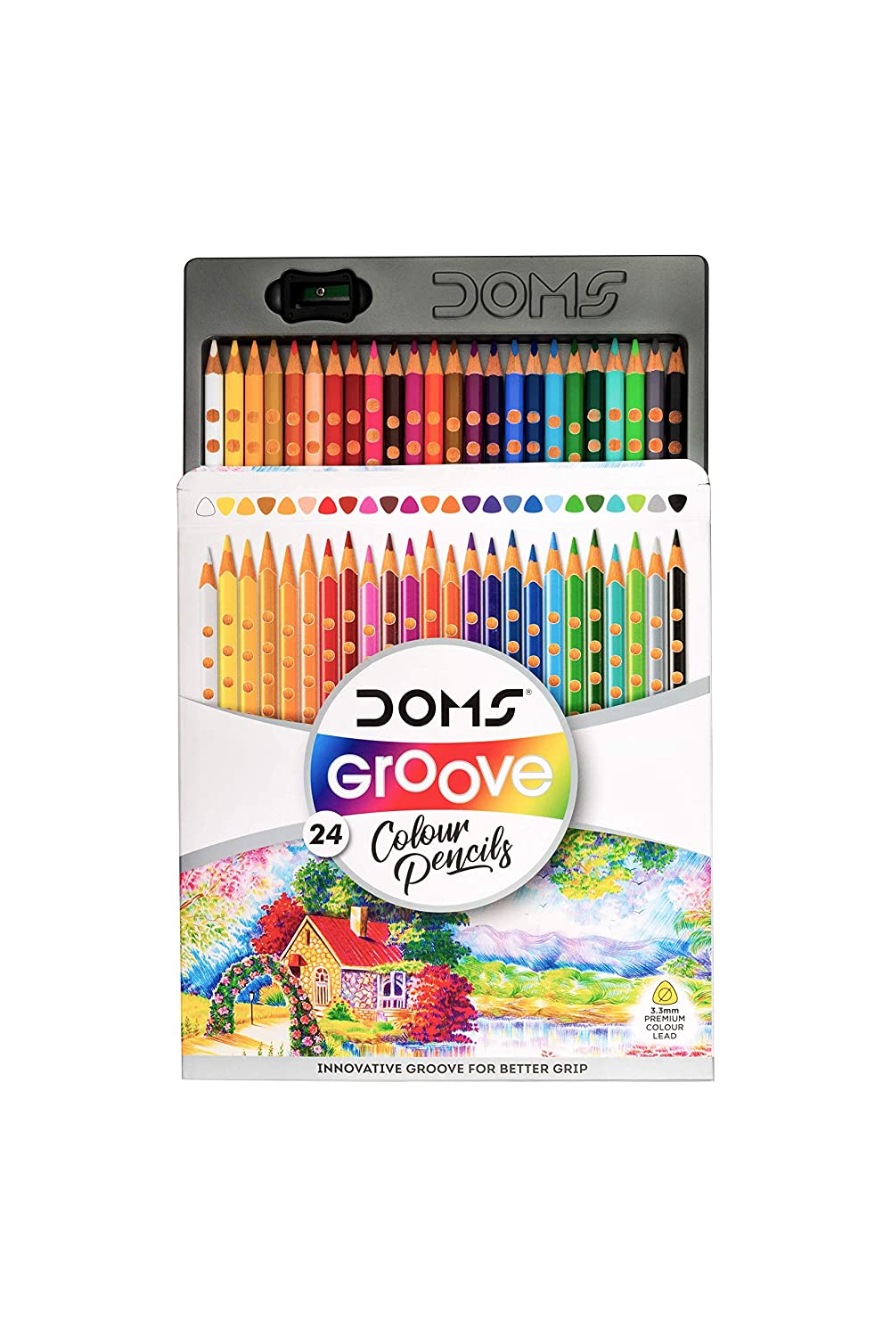 Doms 24 Groove Colour Pencils