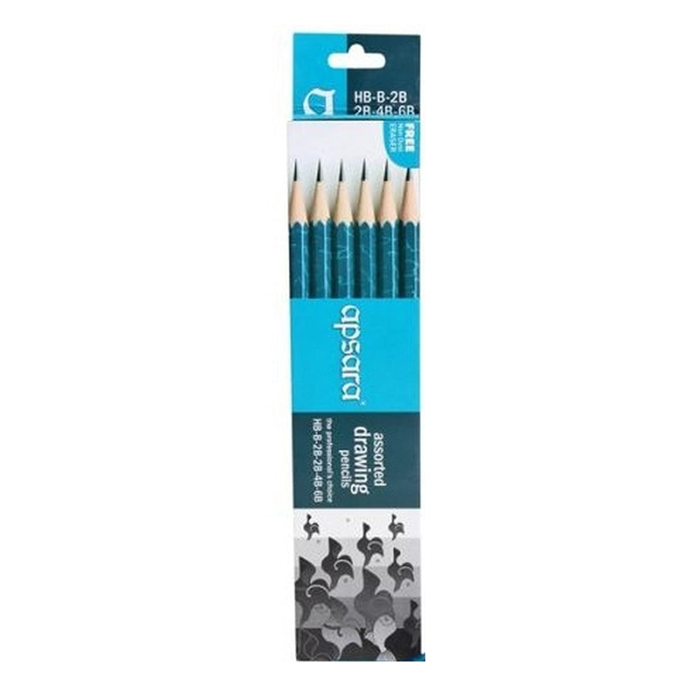 Apsara Assorted Drawing Pencils Pack