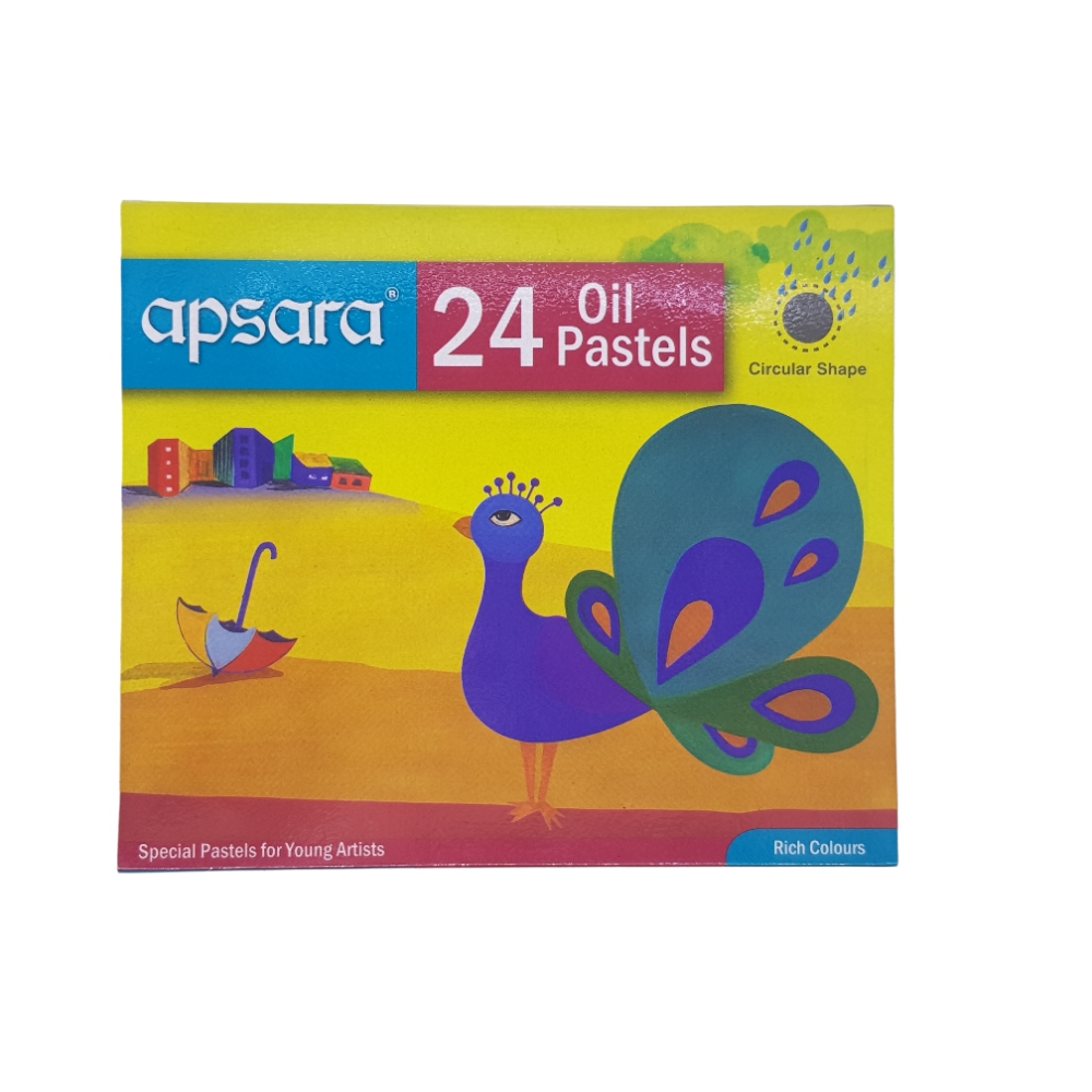 Apsara Oil Pastels 24 Shades