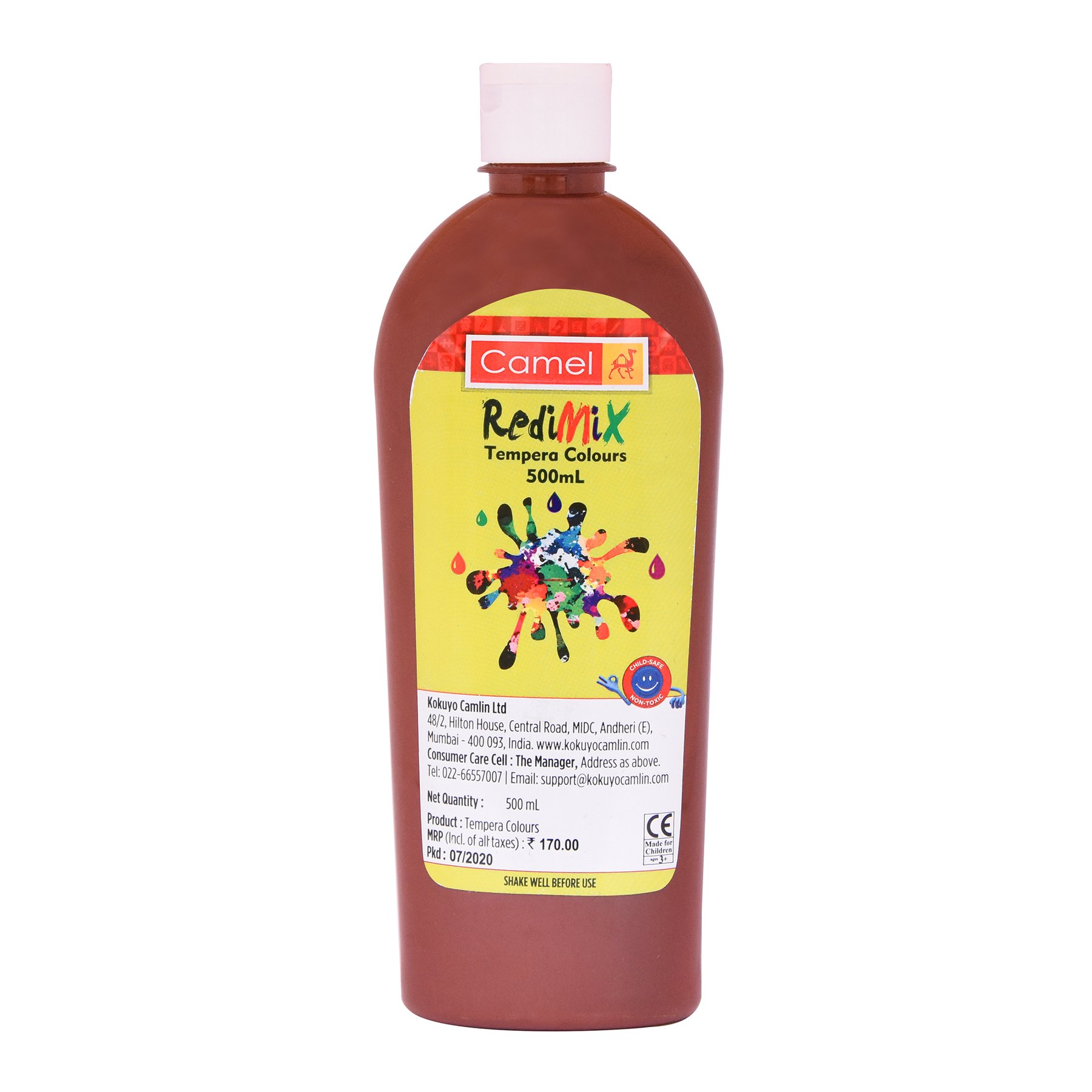 028 Brown - Camel Redimix Tempera Colour 500ml