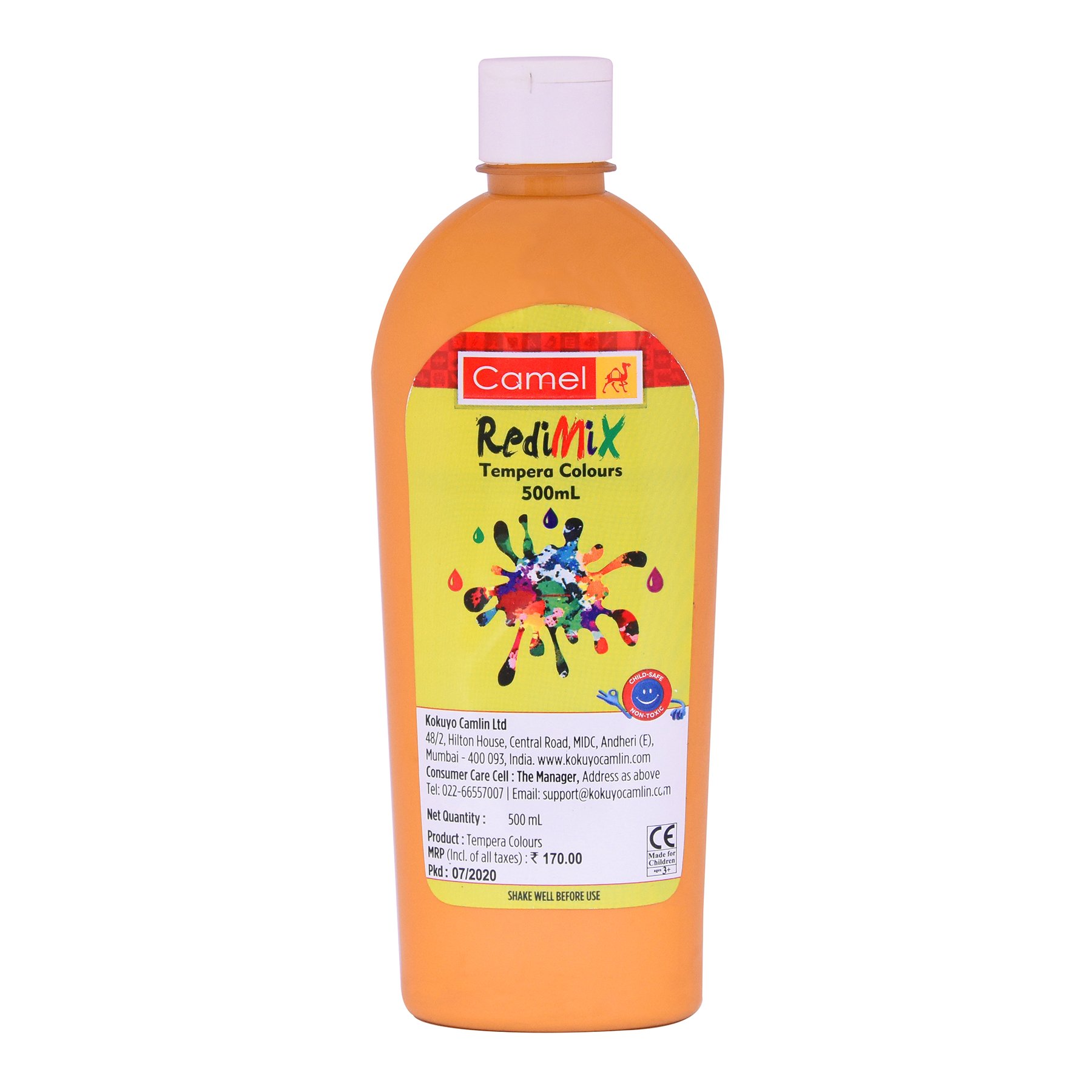 492 Yellow Ochre - Camel Redimix Tempera Colour 500ml