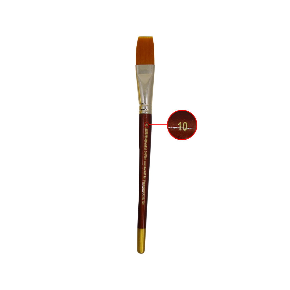 Camlin 67 Series Synthetic Flat Brush Size 10