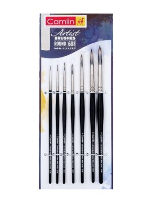 Camlin Artist Brushes Round 68Series R-0,2,4,6,8,10,12