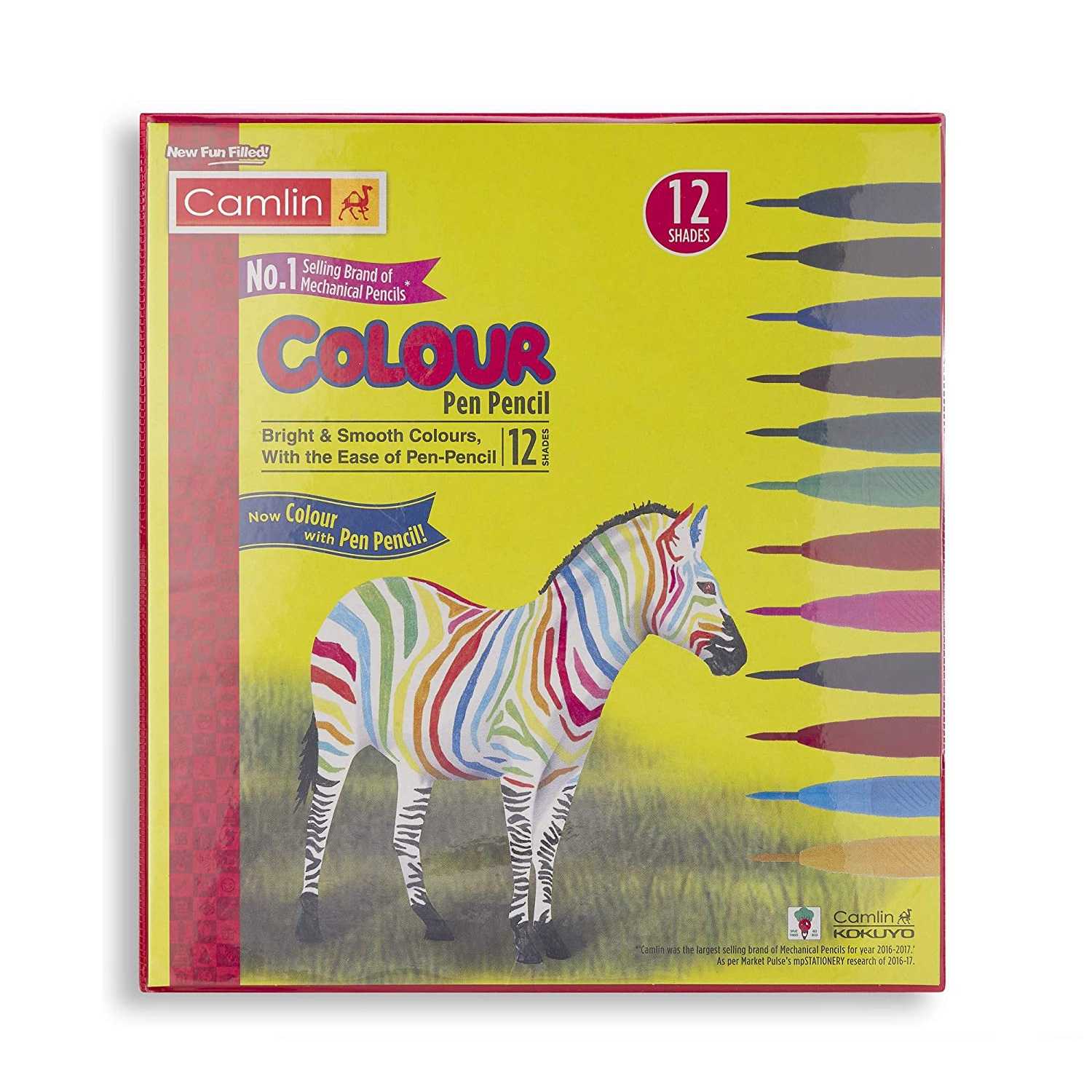 Camlin Colour Pen Pencil - Set of 12