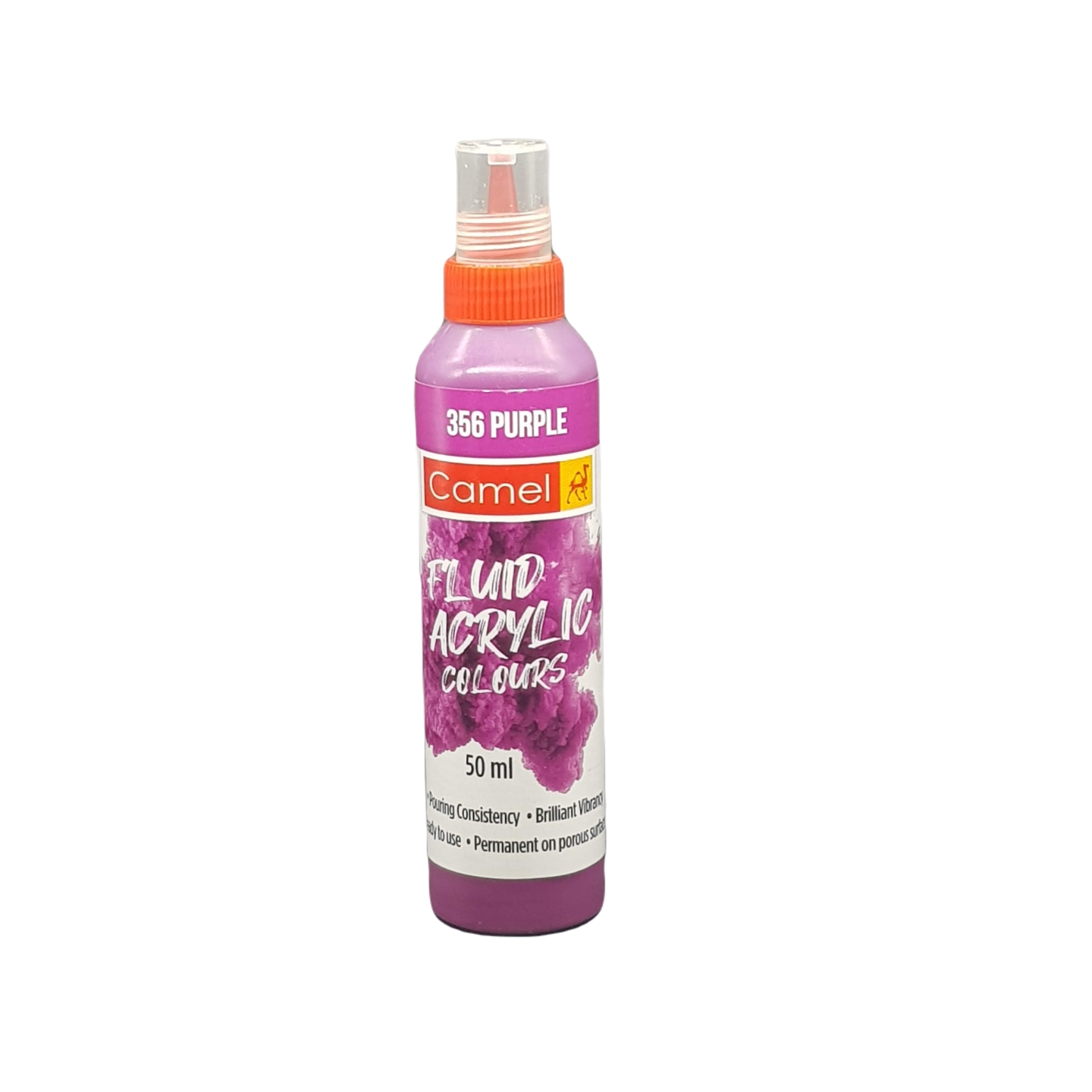 Camel Fluid Acrylic Colours 50ml - 356 Purple