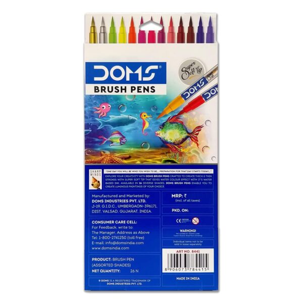 Doms Brush Pen - 26 Shades