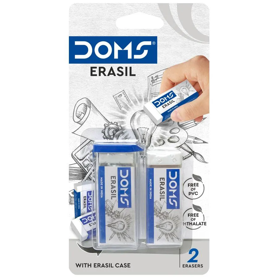 Doms Erasil - Pack of 2 Erasers