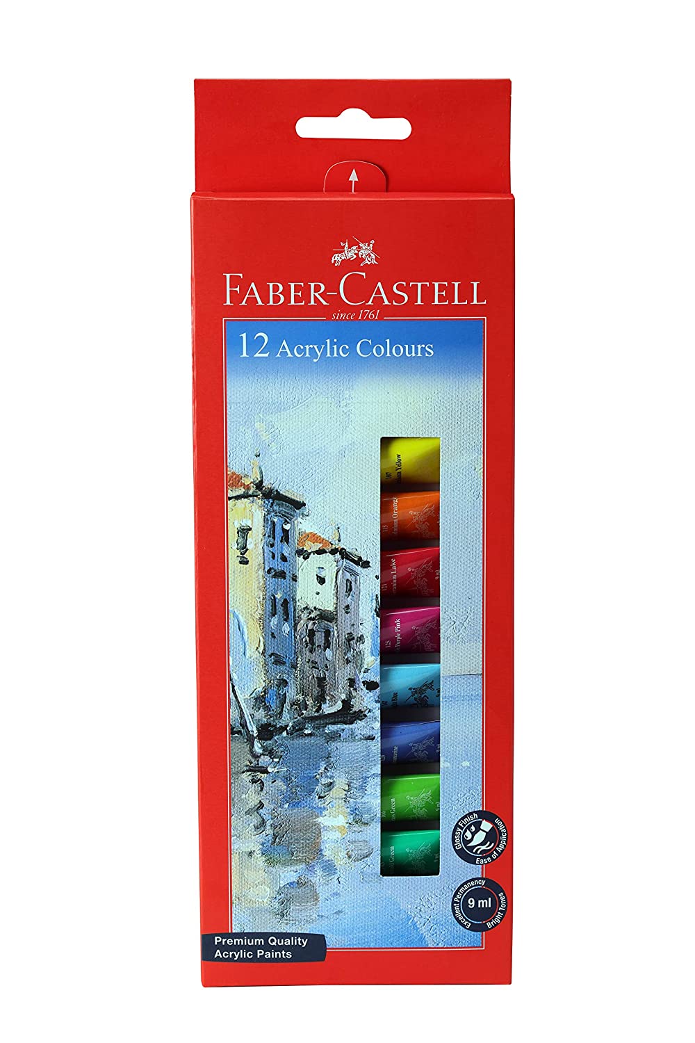 Faber Castell 12 Acrylic Colours 9ml