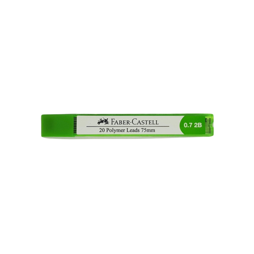 Faber Castell 0.7mm 2B 75mm Leads Tube