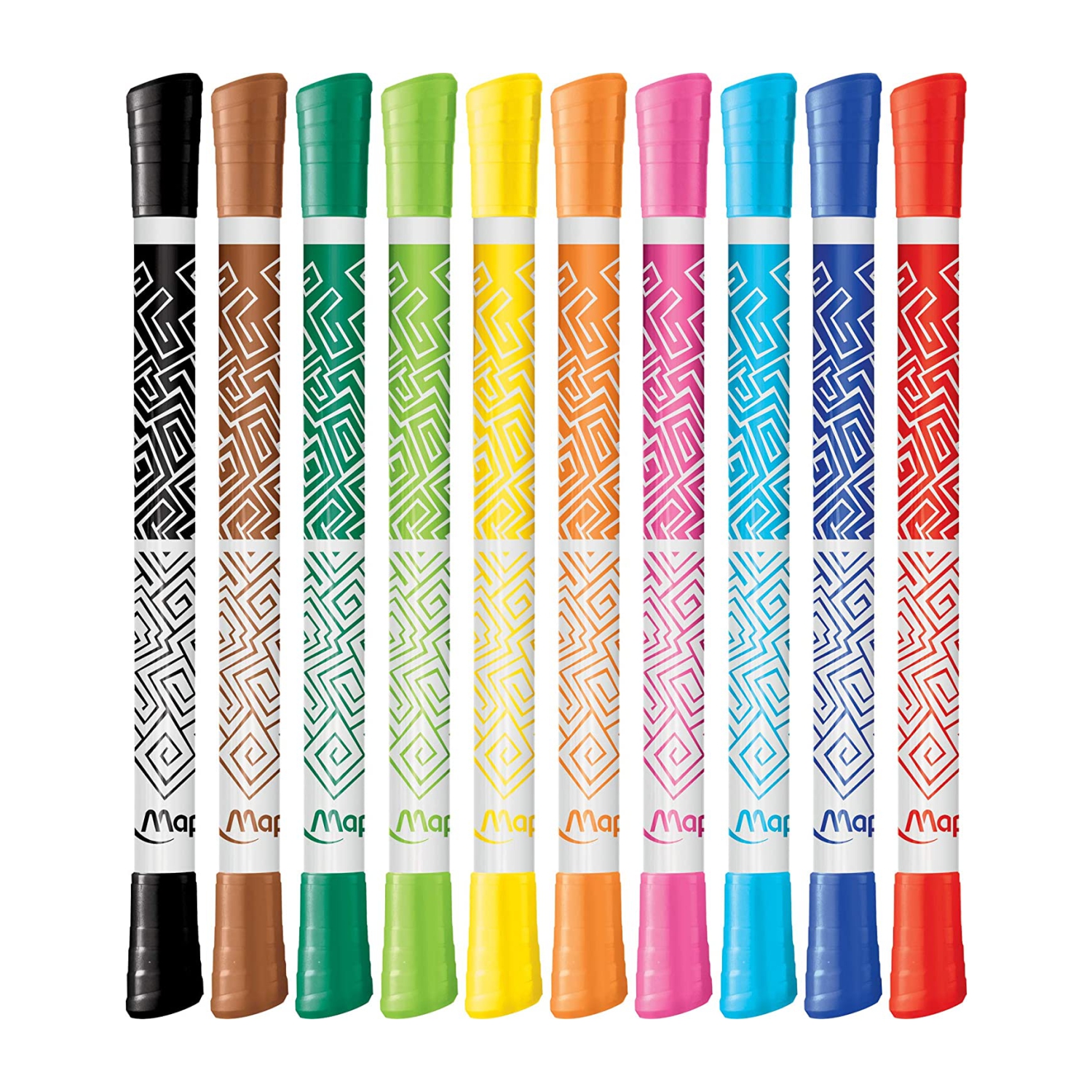 Maped Color Peps Duo Tip Felt Tip Pens 10 Shades