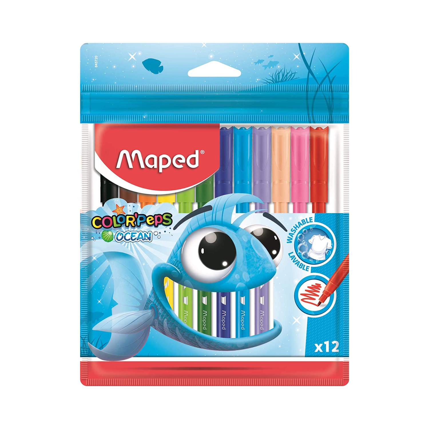 Maped Color Peps Ocean Felt Pen - 12 Shades