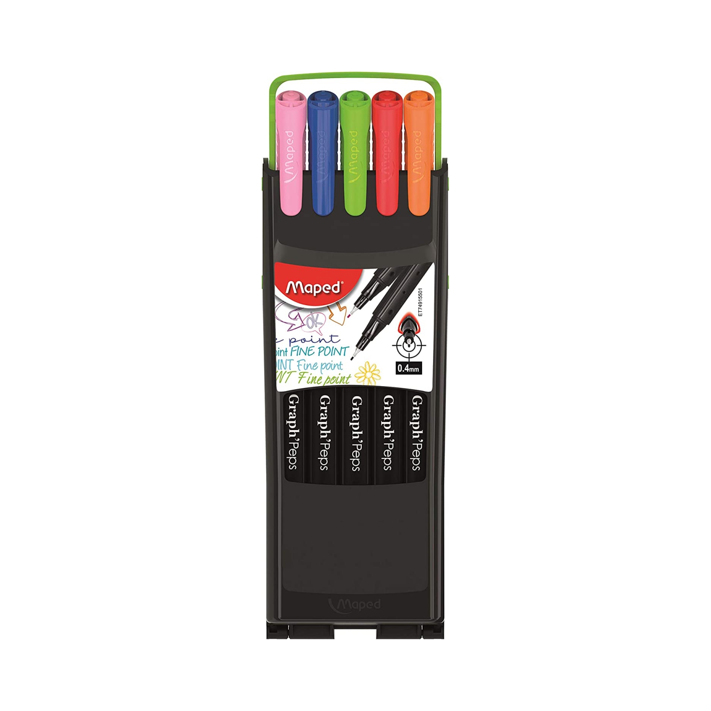 Maped Graph Peps Compact Case Set of 10