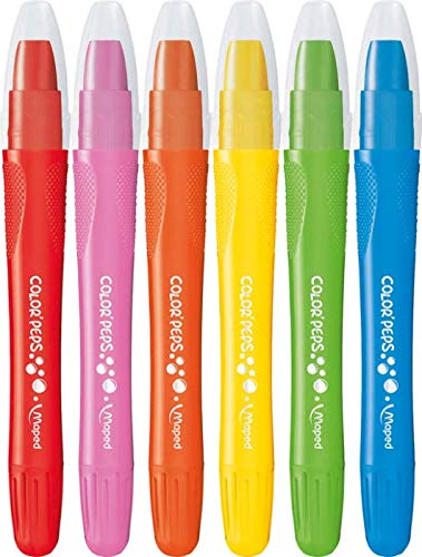 Maped ColorPeps Watercolour Gel Crayons - 6 Shades 836306