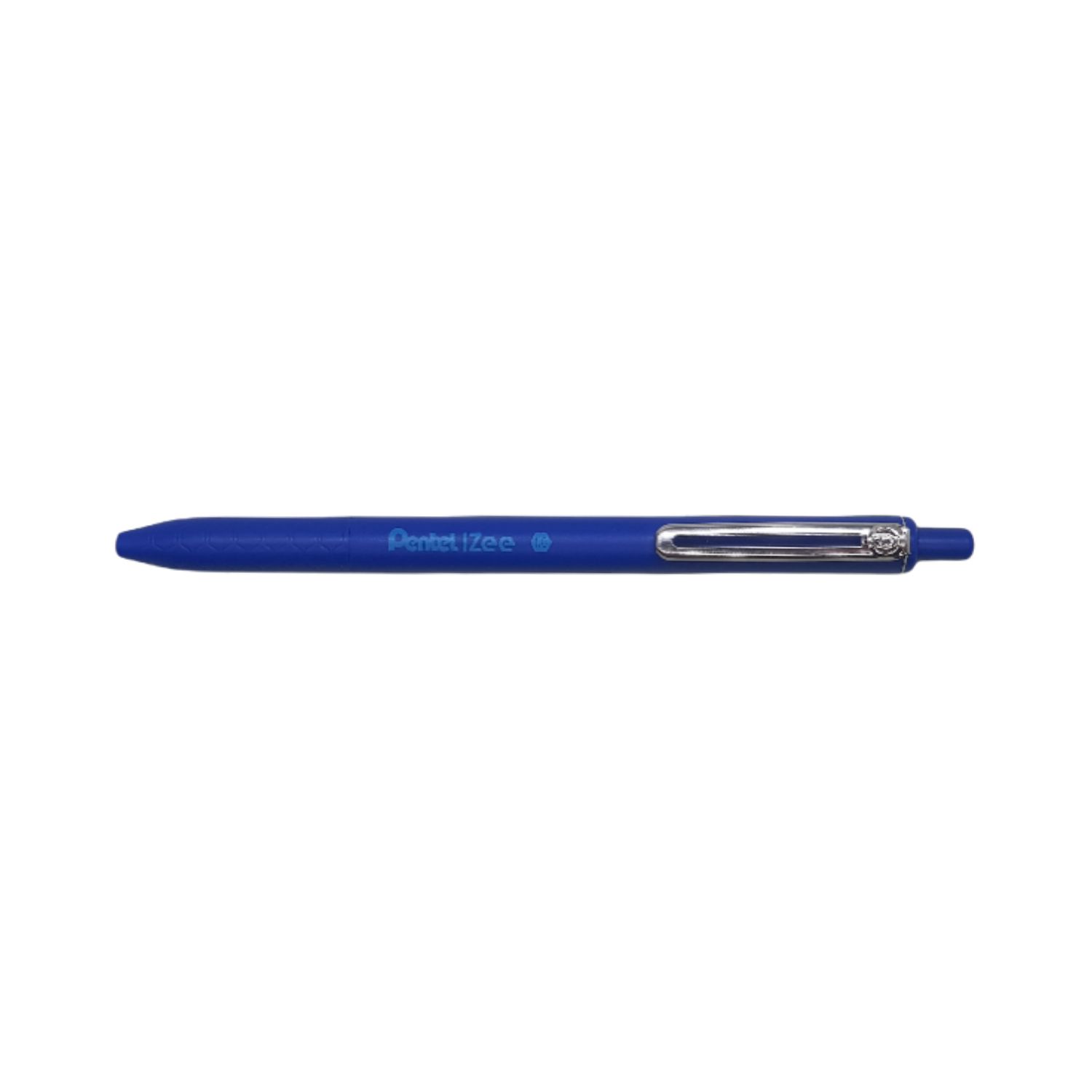 Pentel Izee Click Ballpoint Pen Blue Ink - Blue Body