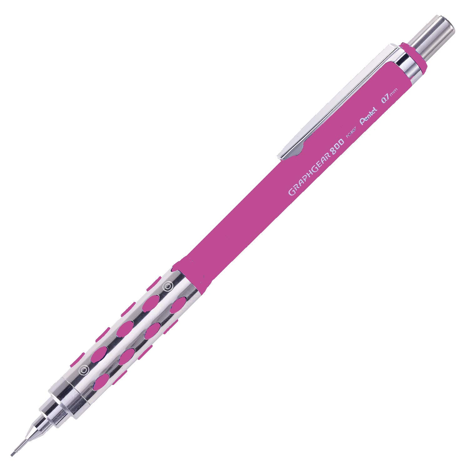 Pentel Graphgear 800 0.7mm Mechanical Pencil - Pink Body