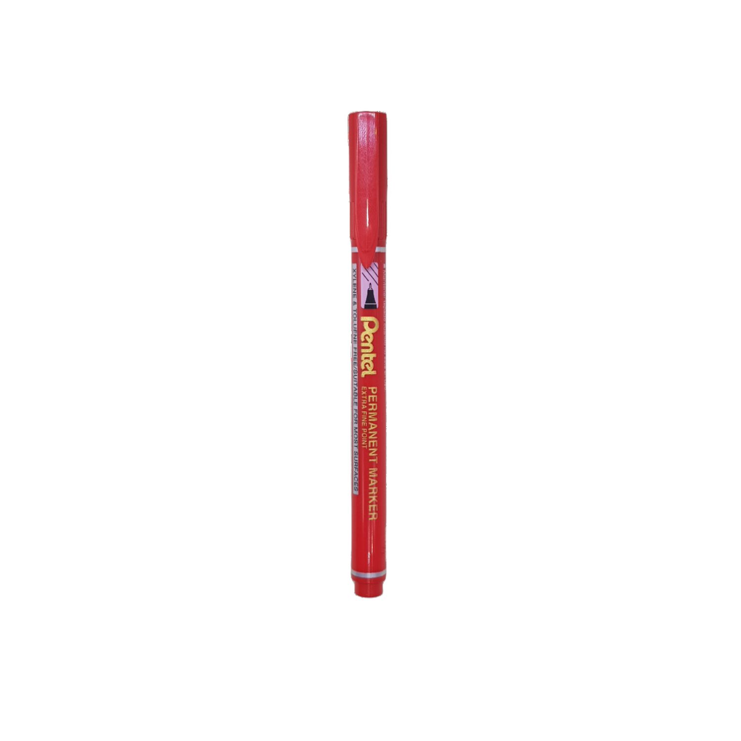 Pentel NF450 Permanent Marker Extra Fine Point - Red