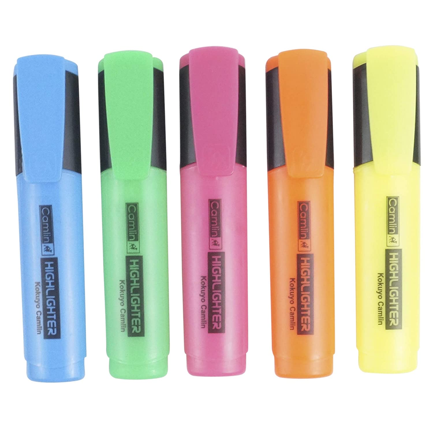 Camlin Highlighter - Pack of 5 Assorted Colors