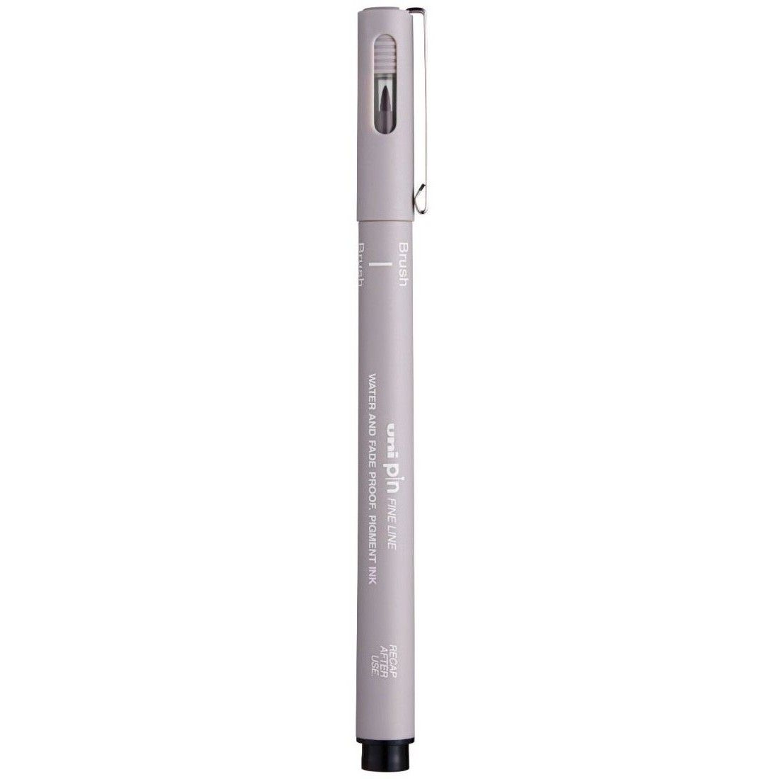 Light Grey Brush Uni Pin 200 Fine Line Pen